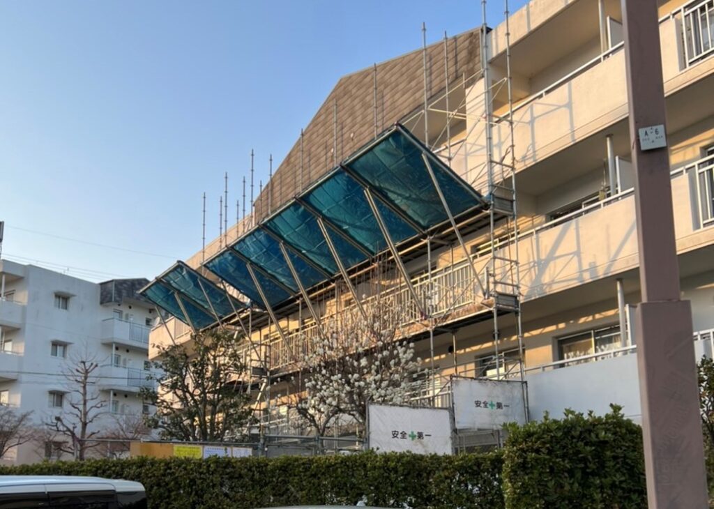 2022年3月～兵庫県西宮市 部分改修  昇降設備・屋上落下防止設置工事