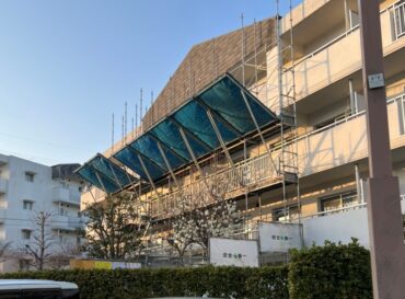 2022年3月～兵庫県西宮市 部分改修  昇降設備・屋上落下防止設置工事